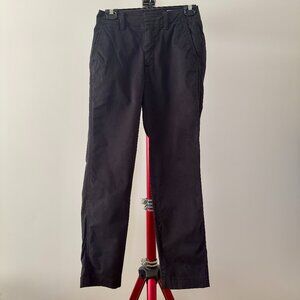 GAP Mid-Rise  Downtown Khakis in black size 0 (orig $69.95)